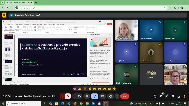 tij2 Lexpert AI: istraživanje pravnih propisa u doba veštačke inteligencije